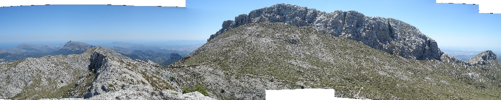 Blick auf die Massanella gleich gegenüber